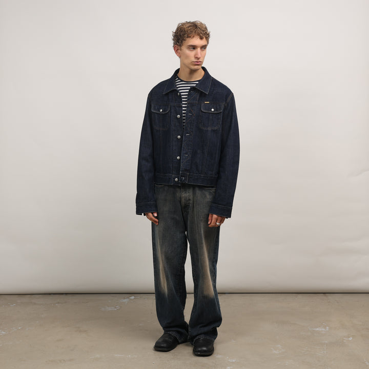 Diesel Denim Jacket - Large Dark Blue Denim