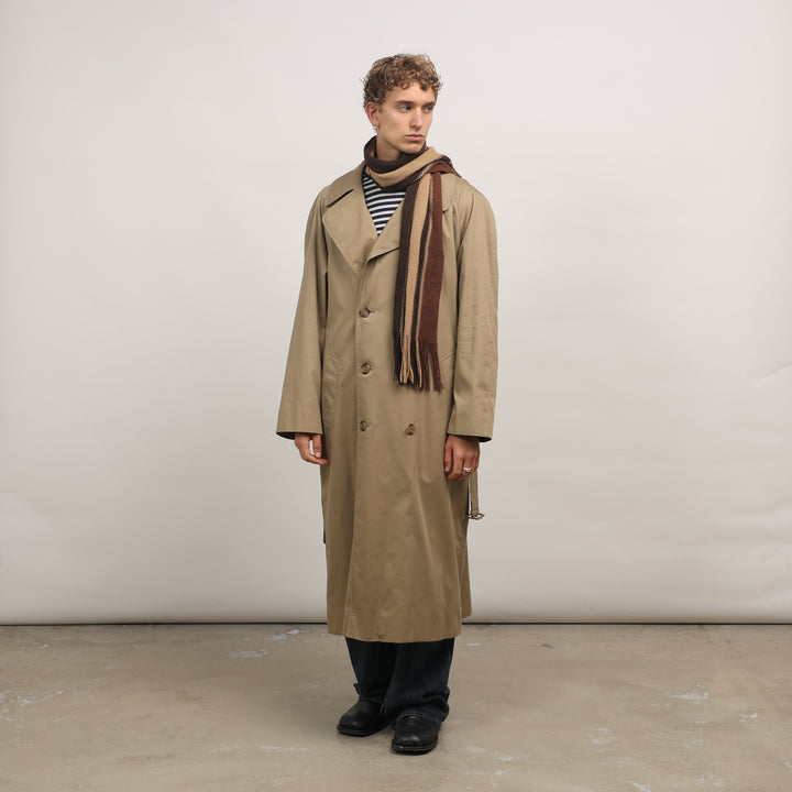 Aquascutum Trench Coat - Large Beige Cotton