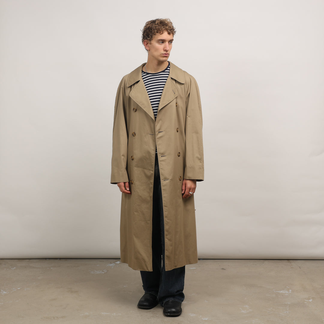 Aquascutum Trench Coat - Large Beige Cotton