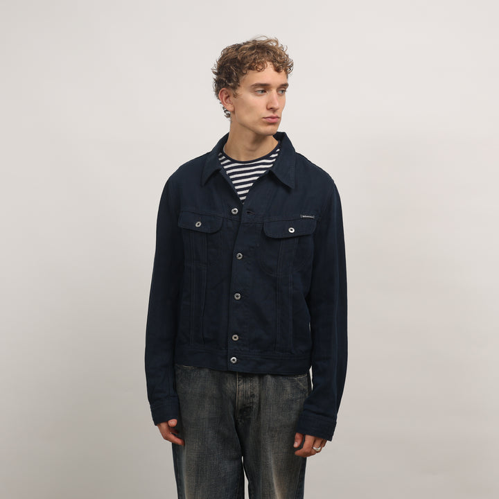 Dolce & Gabbana Denim Jacket - Large Navy Blue Denim