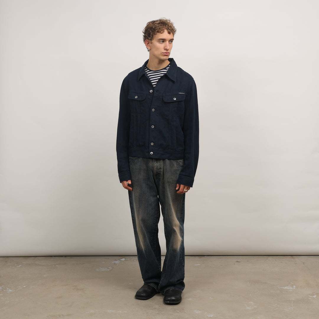 Dolce & Gabbana Denim Jacket - Large Navy Blue Denim