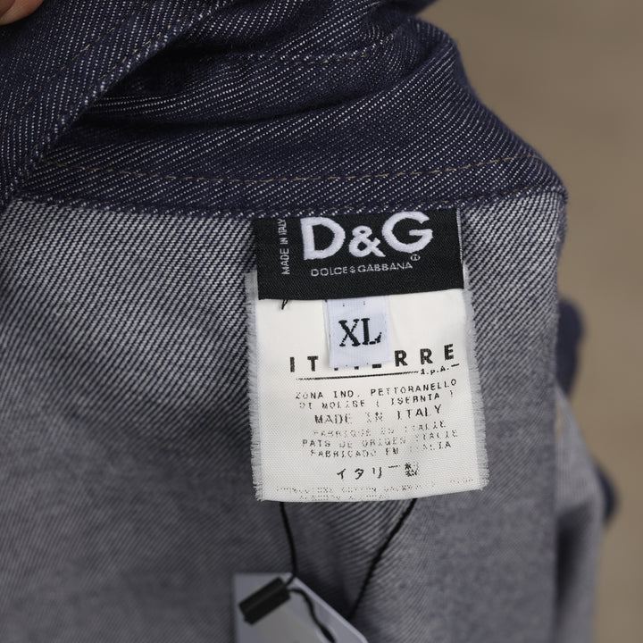 Dolce & Gabbana Denim Shirt - Medium Dark Blue Denim