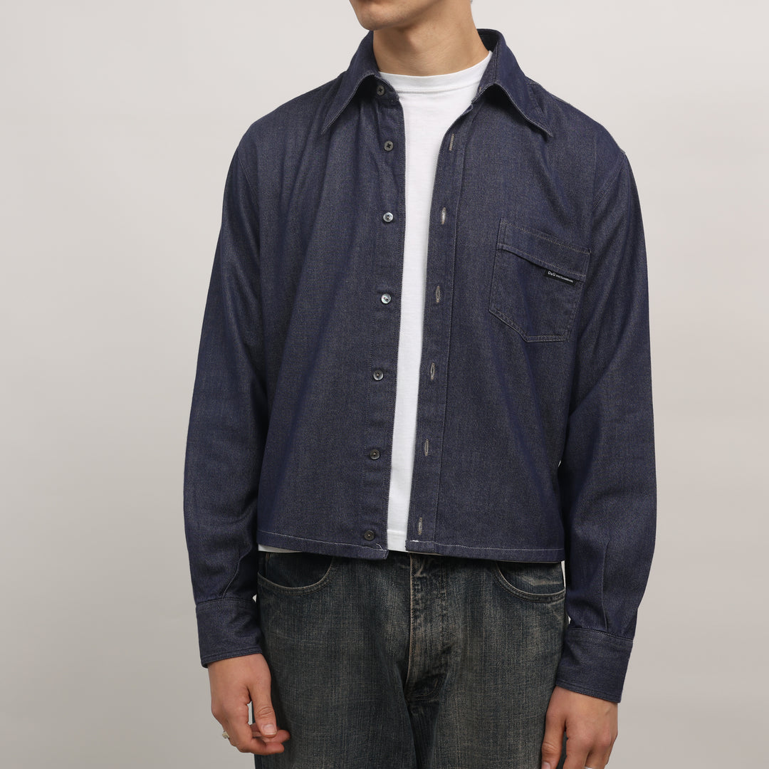 Dolce & Gabbana Denim Shirt - Medium Dark Blue Denim