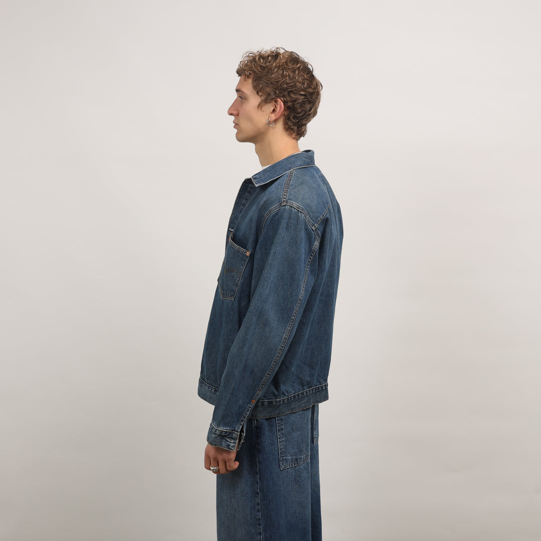 Levi's Denim Jacket - Large Dark Blue Denim