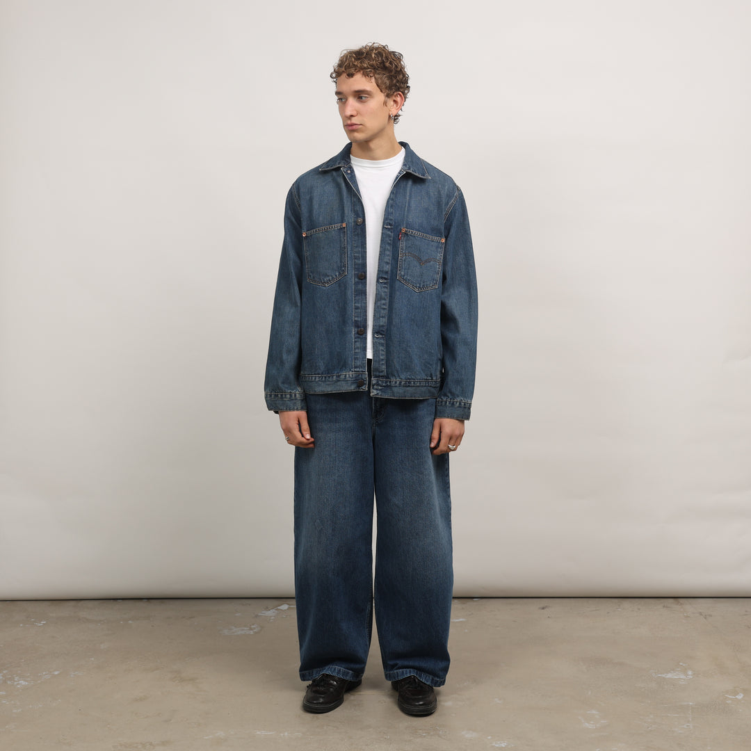 Levi's Denim Jacket - Large Dark Blue Denim