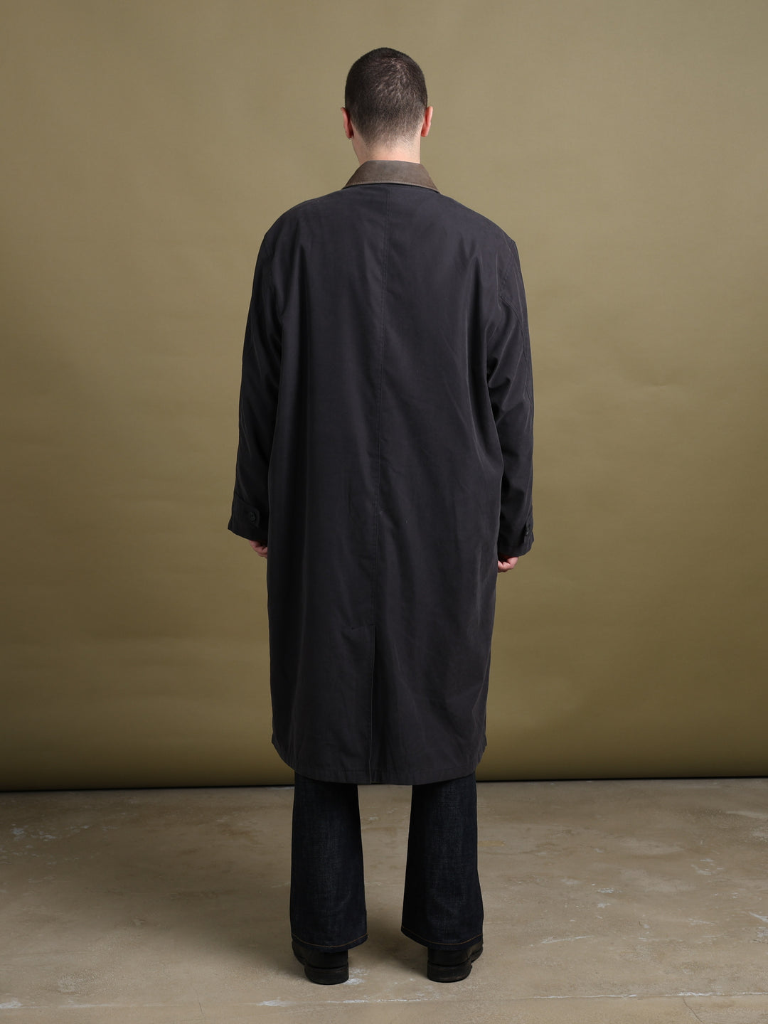 Balmain Overcoat Grey Men's XL - detail 1