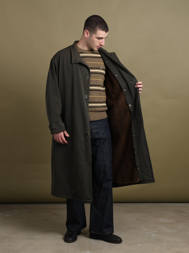 Giorgio Armani Overcoat Green Men's XL - back