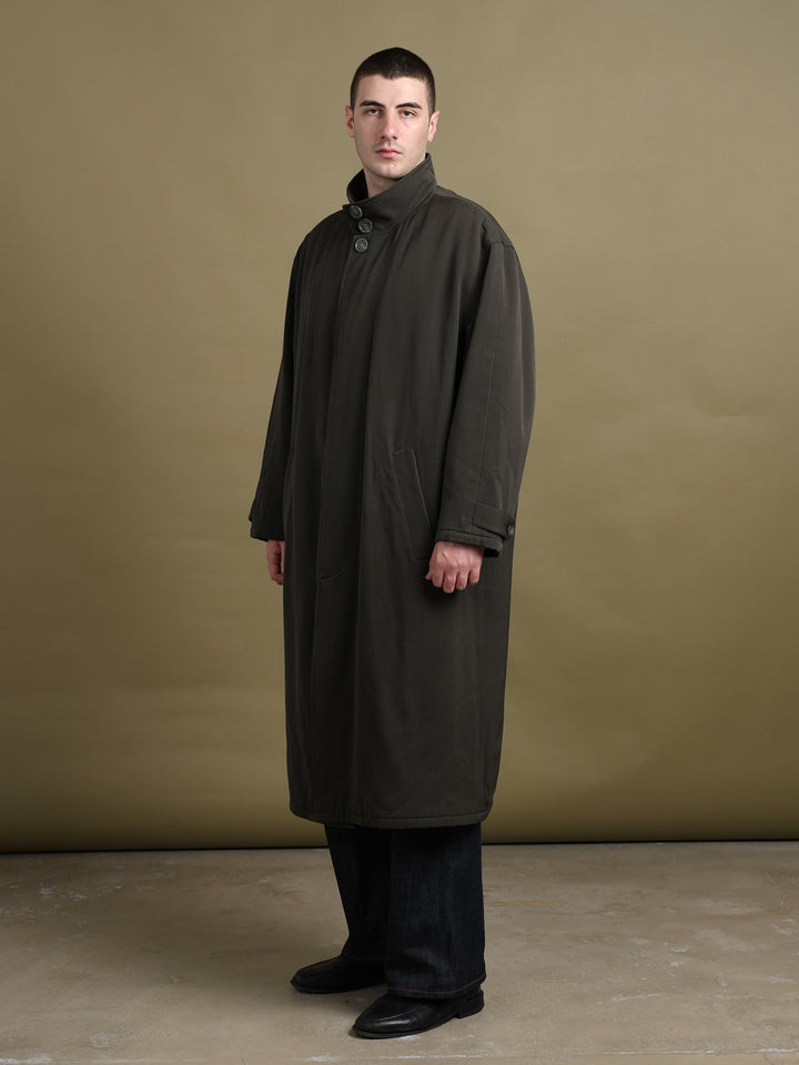 Giorgio Armani Overcoat Green Men's XL - styled