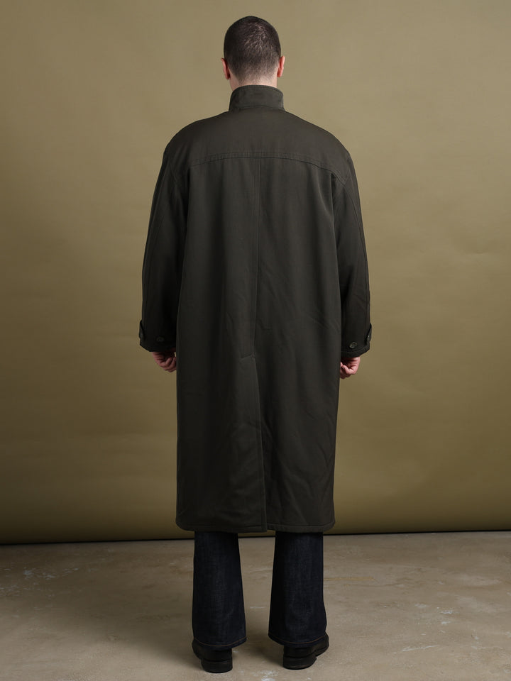 Giorgio Armani Overcoat Green Men's XL - detail 2