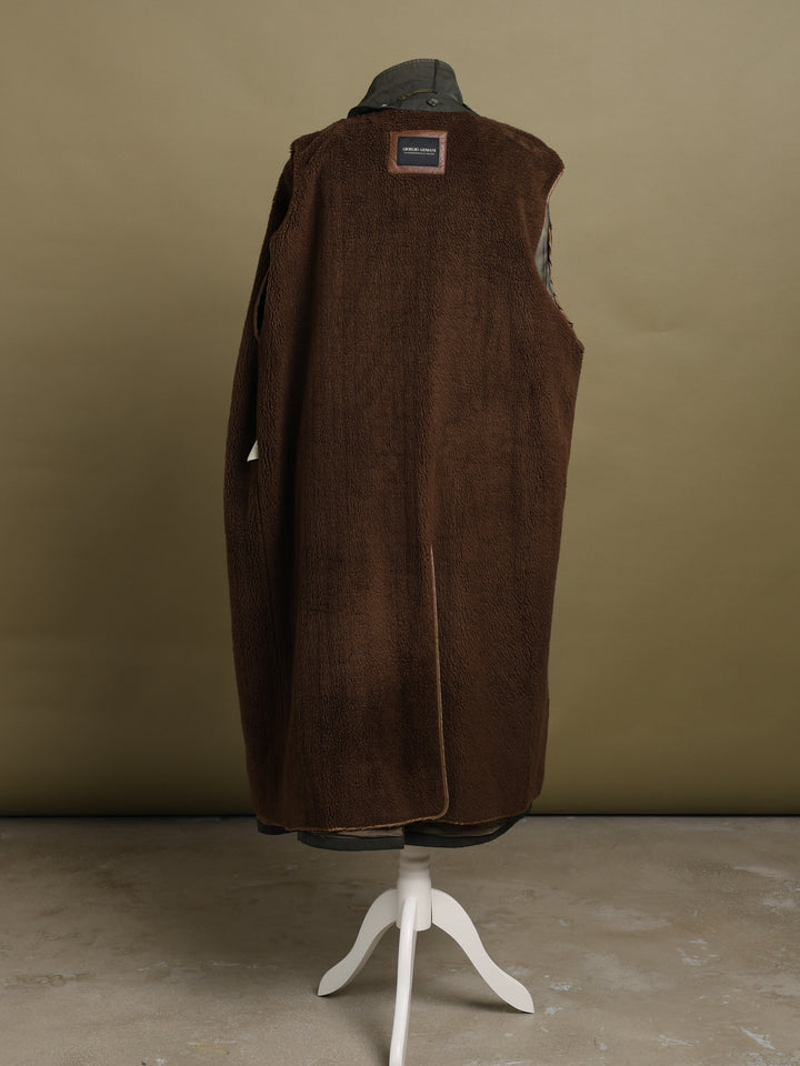 Giorgio Armani Overcoat Green Men's XL - detail 3