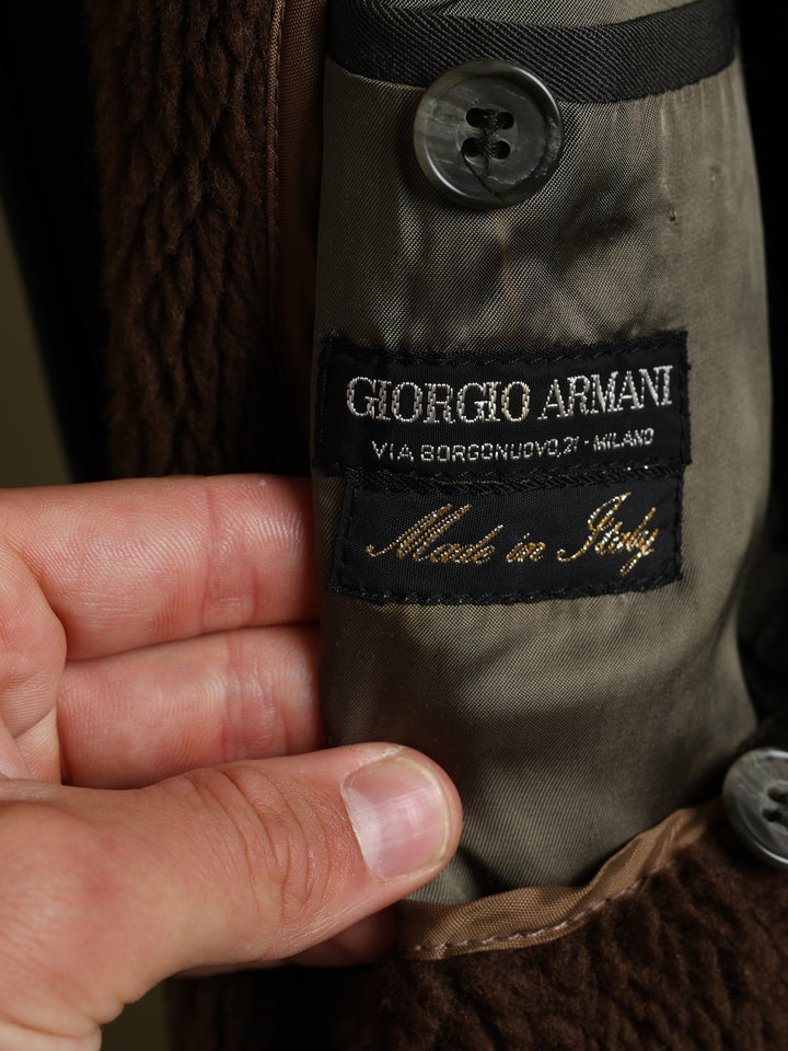 Giorgio Armani Overcoat Green Men's XL - detail 6