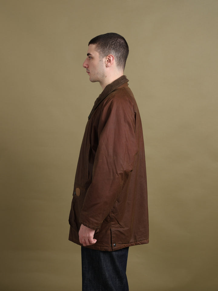 Burberry's Wax Jacket Brown Men's L - detail 1