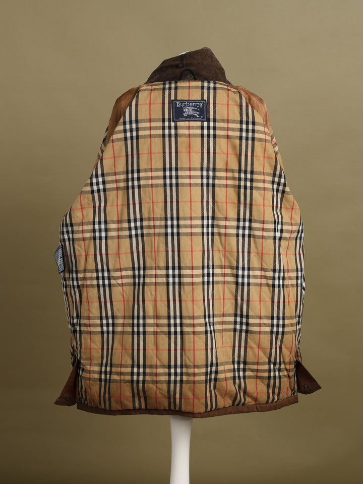 Burberry's Wax Jacket Brown Men's L - detail 3