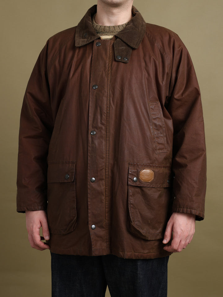 Burberry's Wax Jacket Brown Men's L - detail 5