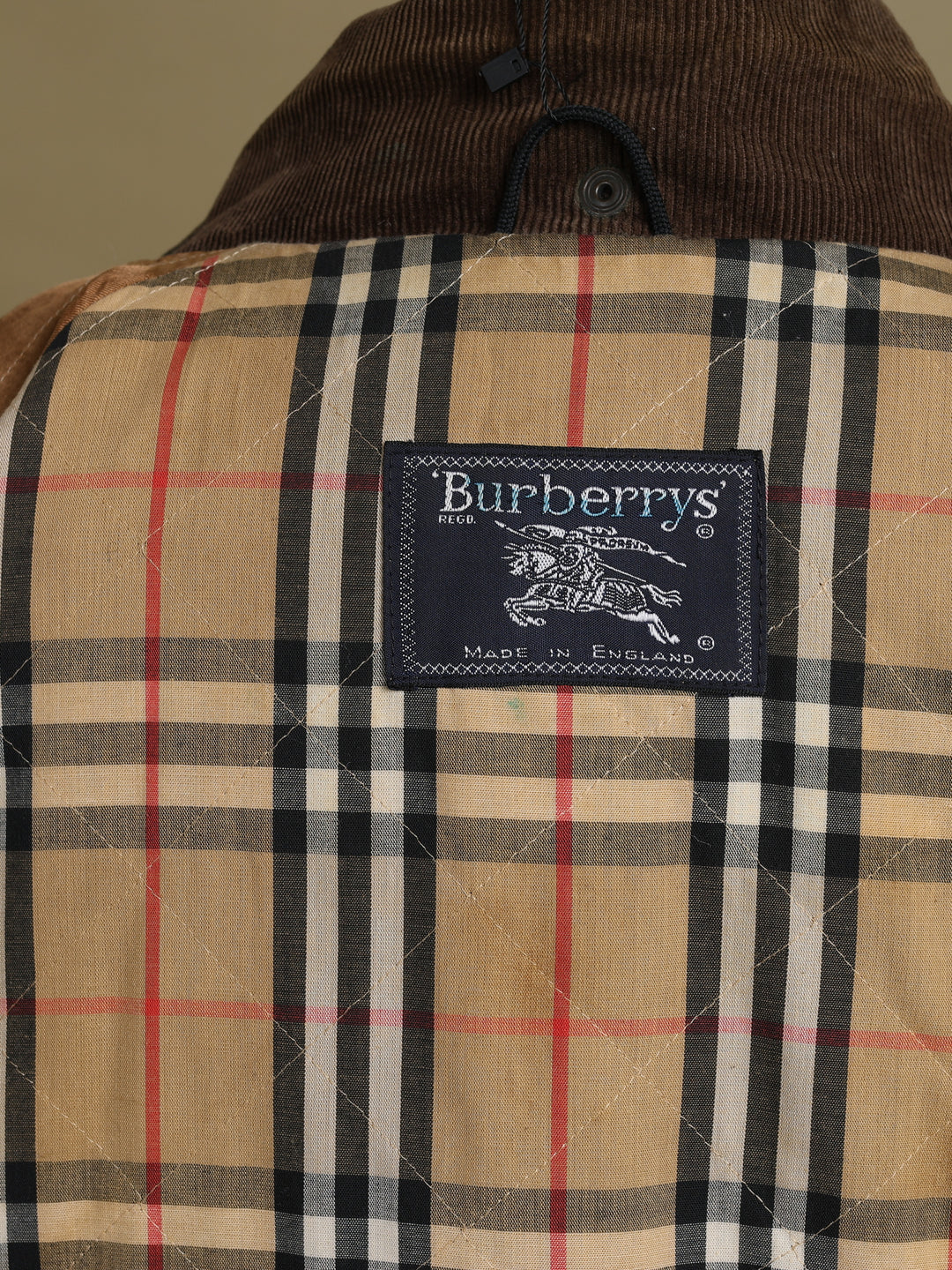 Burberry's Wax Jacket Brown Men's L - detail 6