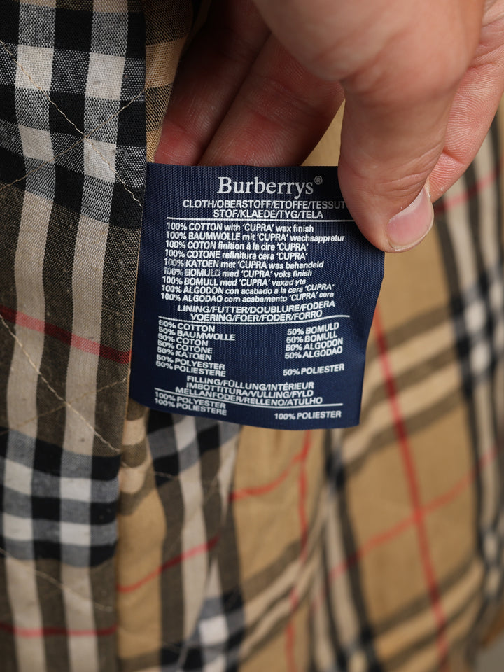 Burberry's Wax Jacket Brown Men's L - detail 7