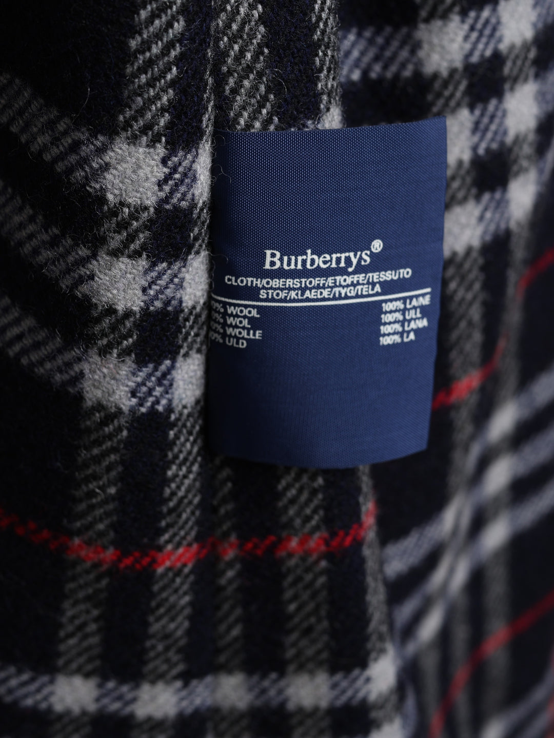 Burberry's Double Breasted Trench Coat Navy Men's L - detail 5
