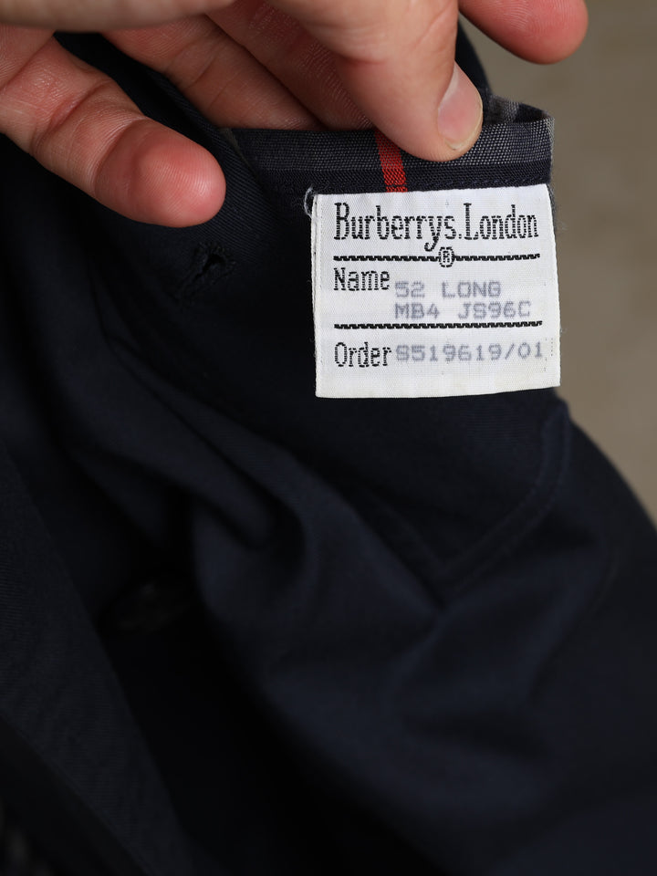 Burberry's Double Breasted Trench Coat Navy Men's L - detail 6