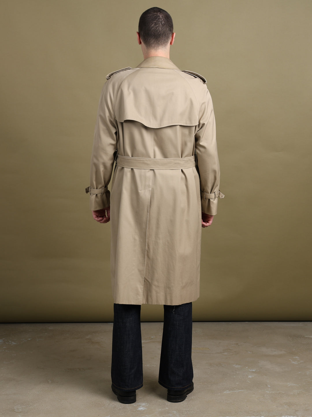 Burberry's Double Breasted Trench Coat Beige Men's XL - detail 1