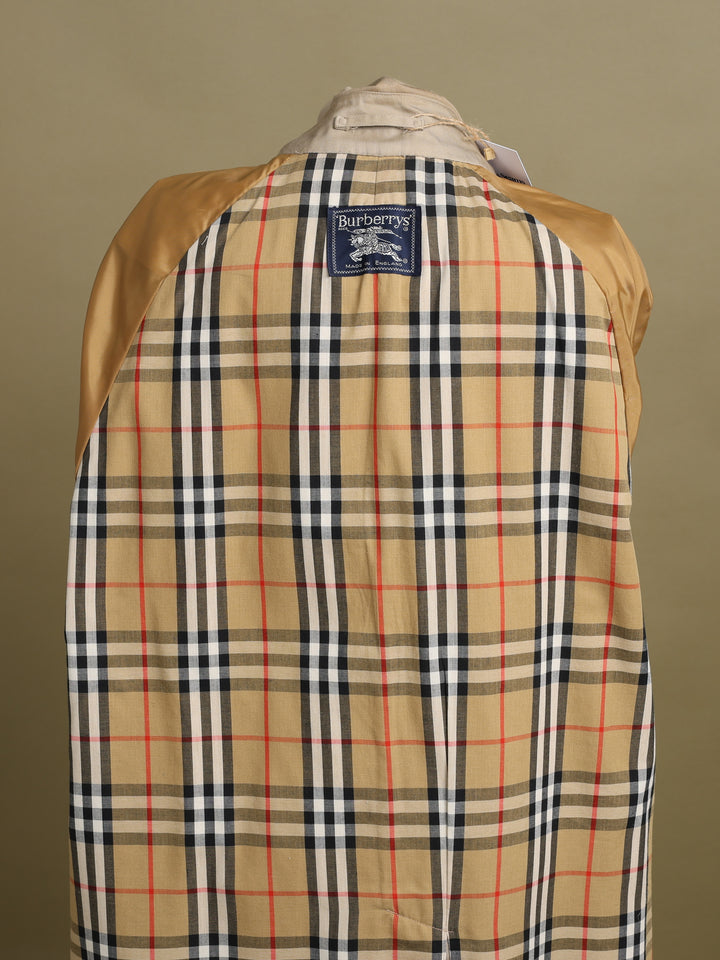 Burberry's Double Breasted Trench Coat Beige Men's XL - detail 3