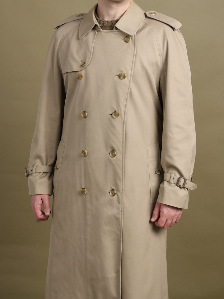 Burberry's Double Breasted Trench Coat Beige Men's XL - detail 4