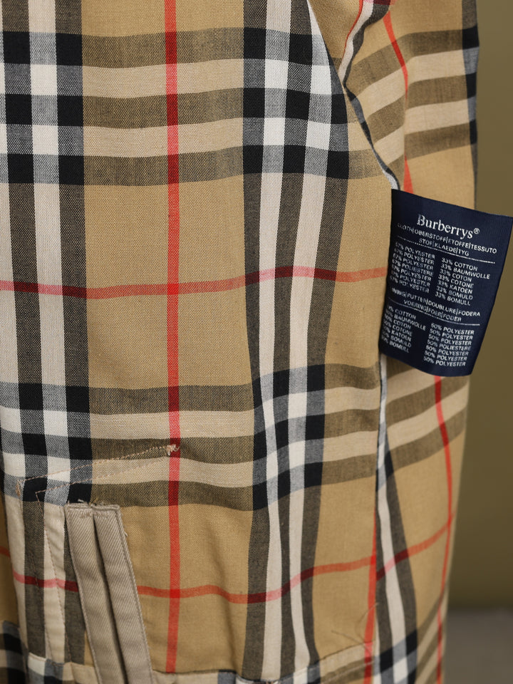 Burberry's Double Breasted Trench Coat Beige Men's XL - detail 7