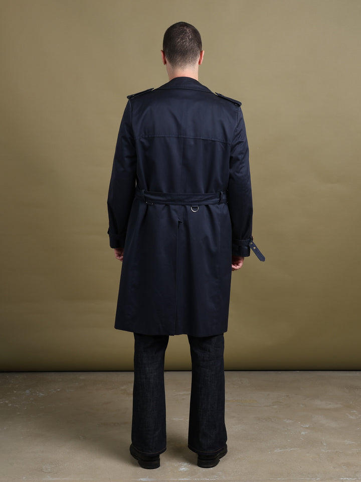 Christian Dior Double Breasted Trench Coat Navy Men's L - detail 2