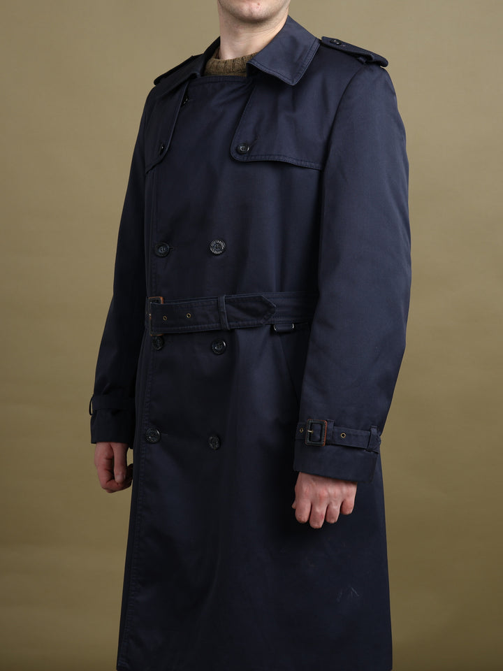 Christian Dior Double Breasted Trench Coat Navy Men's L - detail 4