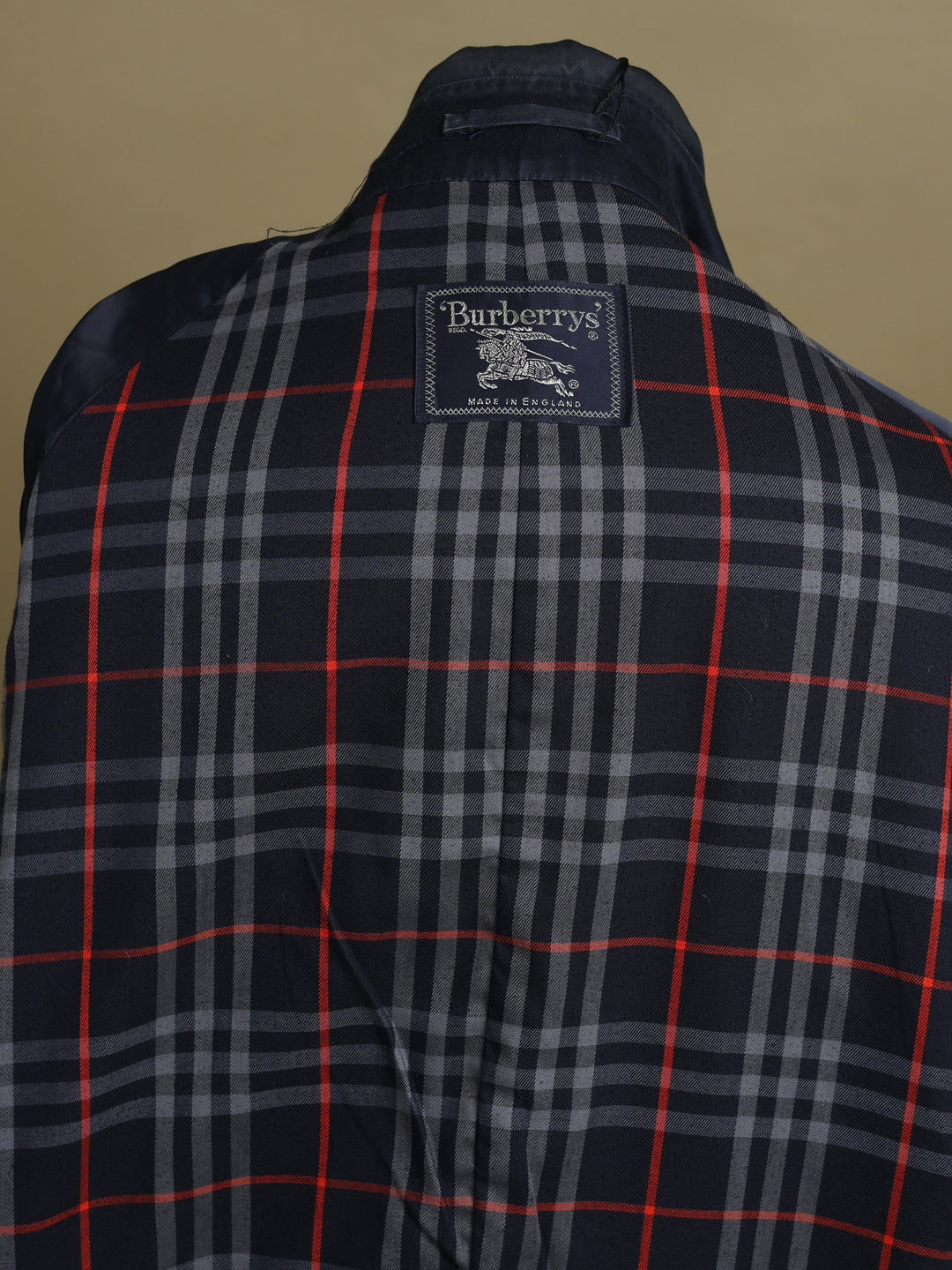 Burberry's Double Breasted Trench Coat Navy Men's L - detail 3