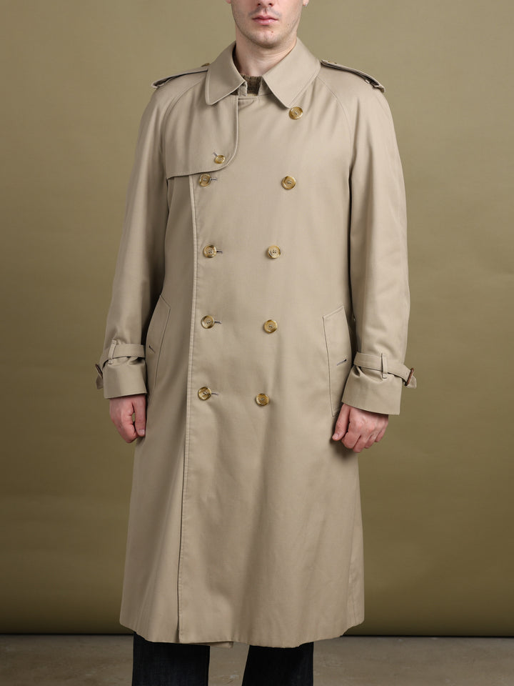 Burberry's Double Breasted Trench Coat Beige Men's XL - detail 2