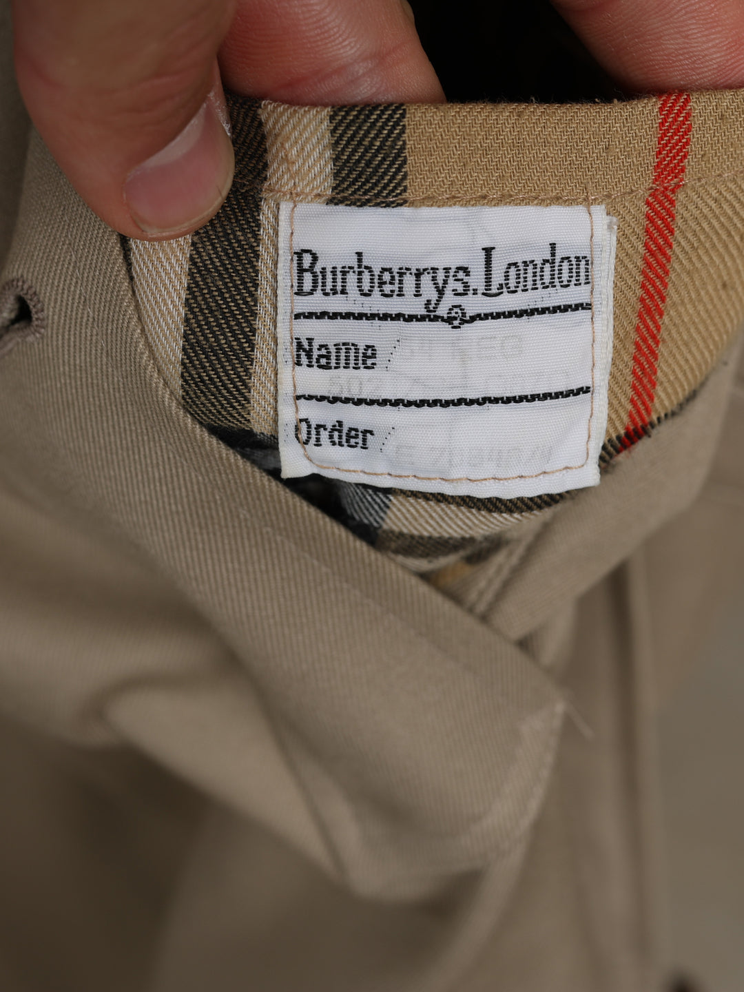 Burberry's Double Breasted Trench Coat Beige Men's XL - detail 3
