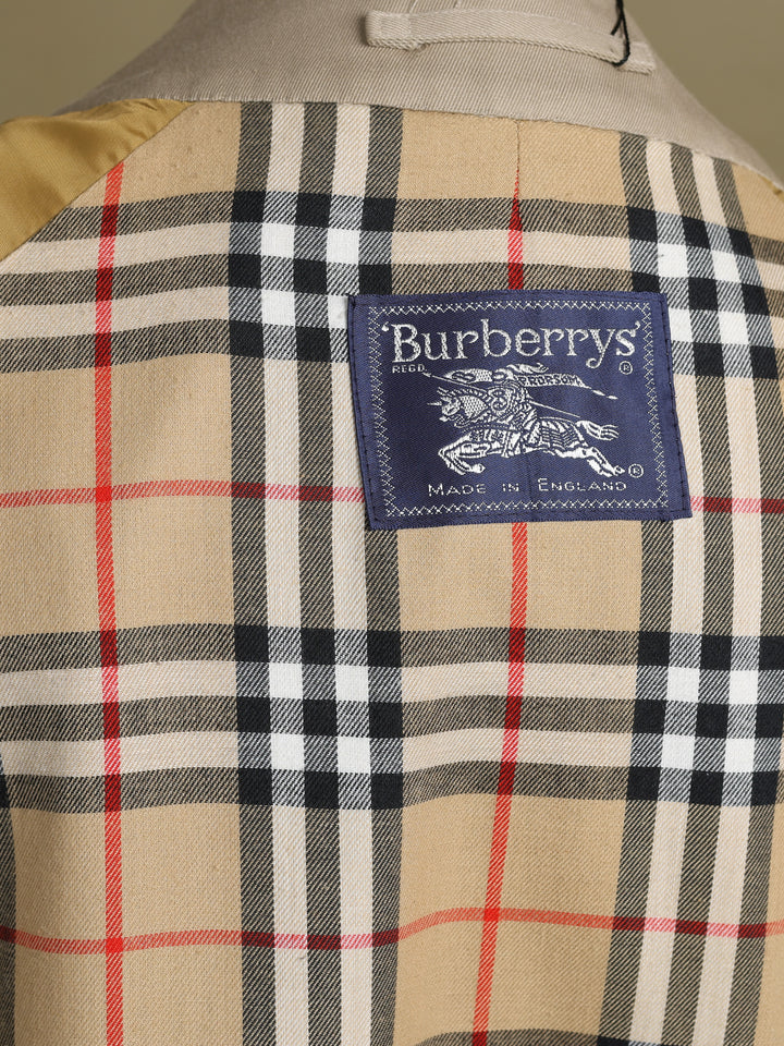 Burberry's Double Breasted Trench Coat Beige Men's XL - detail 4