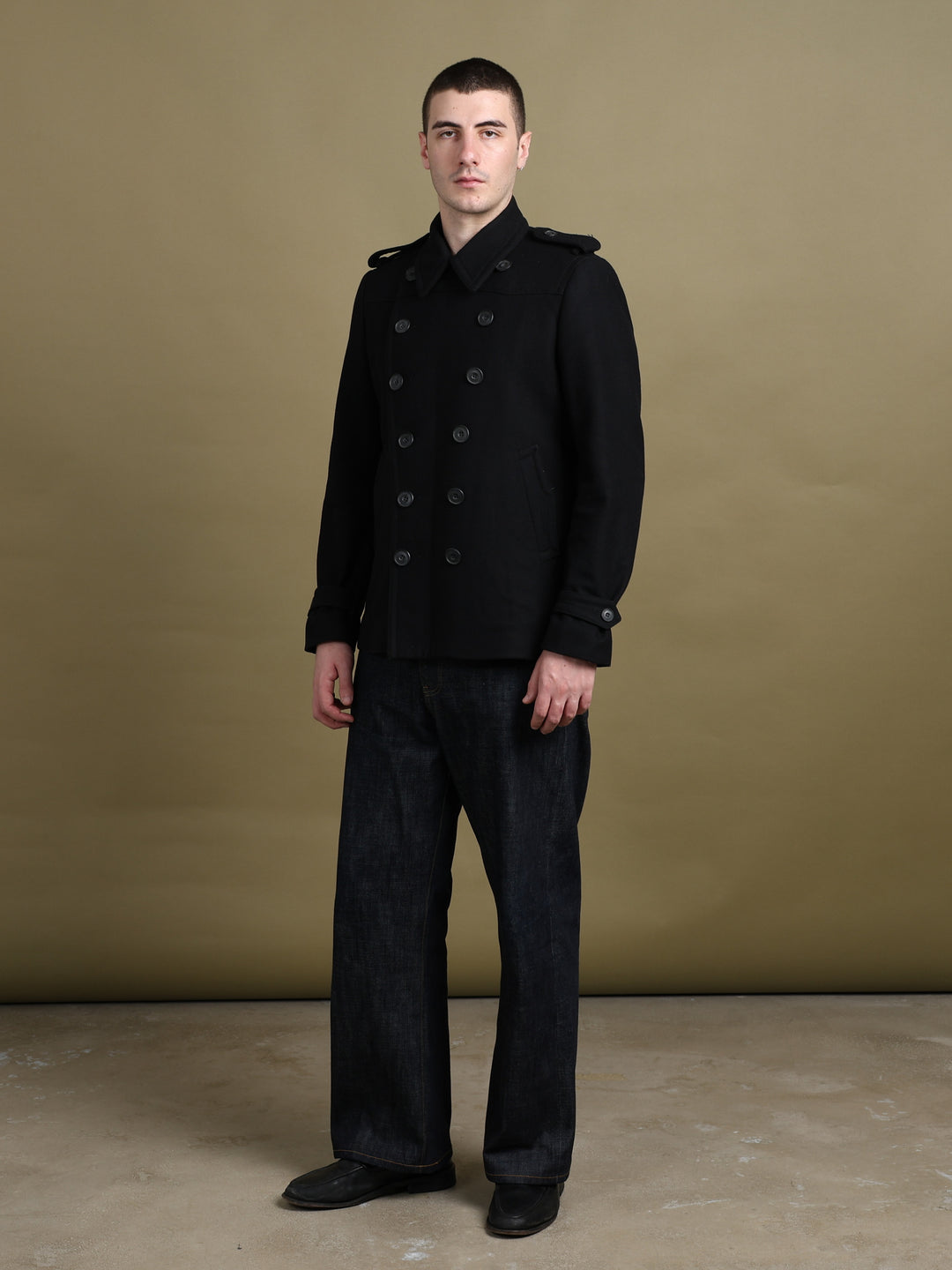 Burberry Peacoat Navy Men's M - back