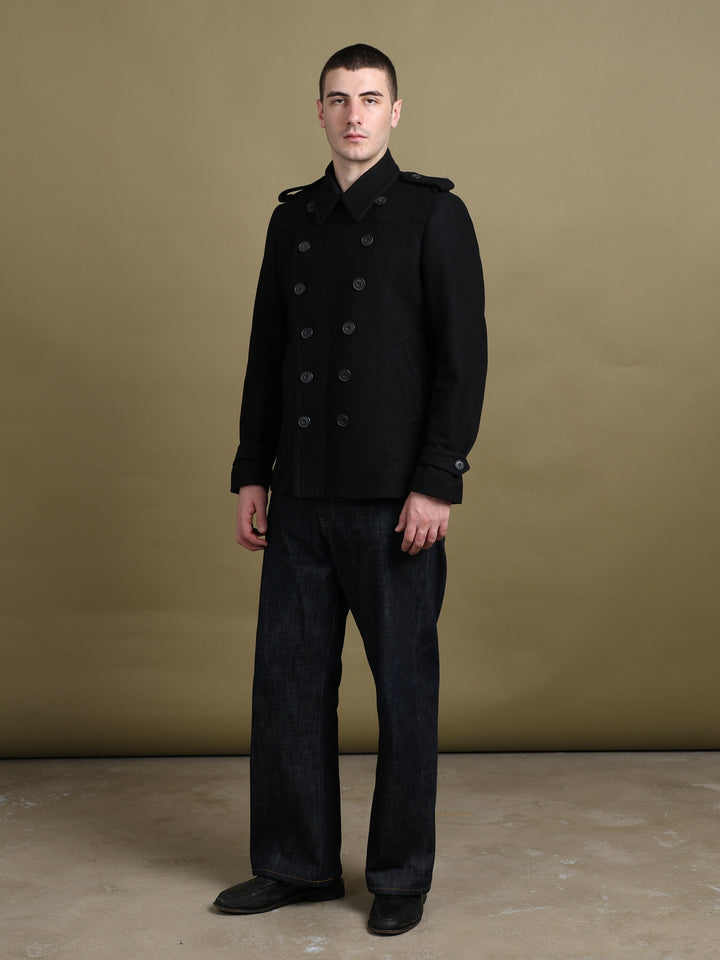 Burberry Peacoat Navy Men's M - back