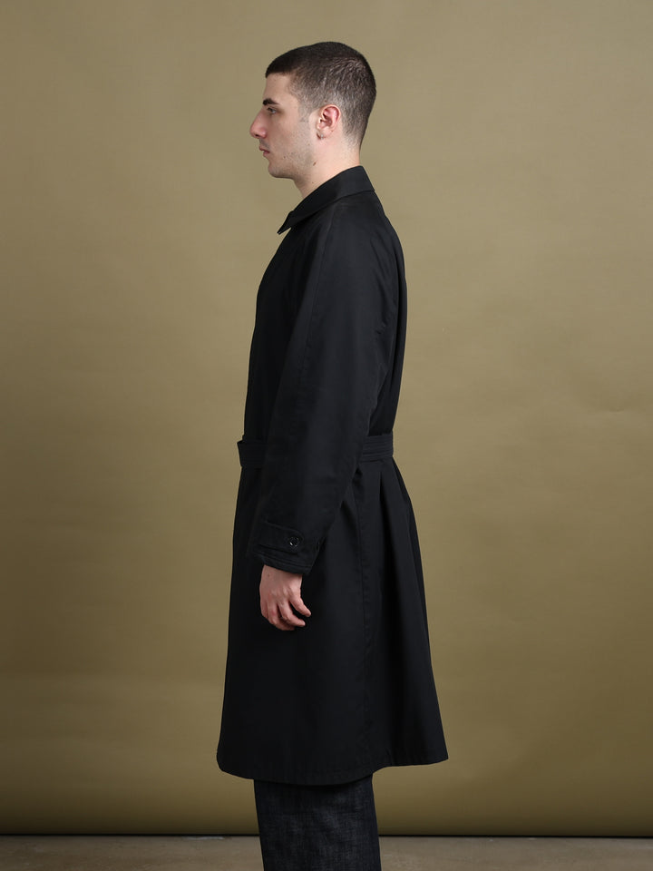 Armani Collezioni Overcoat Black Men's L - detail 2