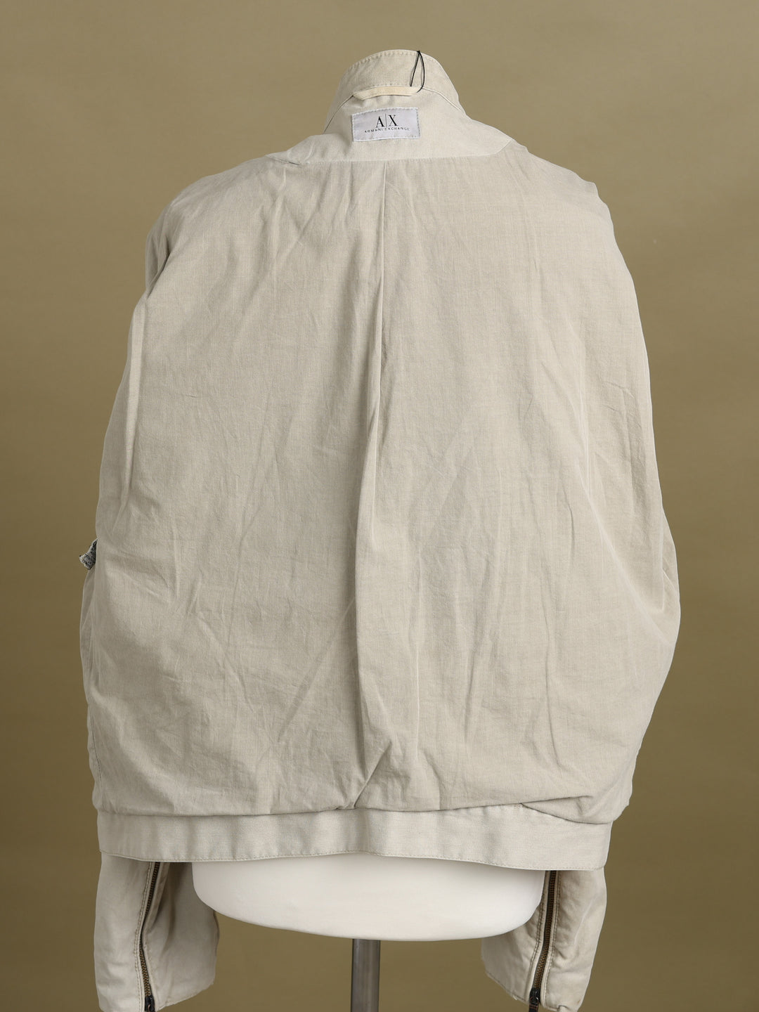 Armani Exchange Racer Jacket Beige Men's XL - detail 3