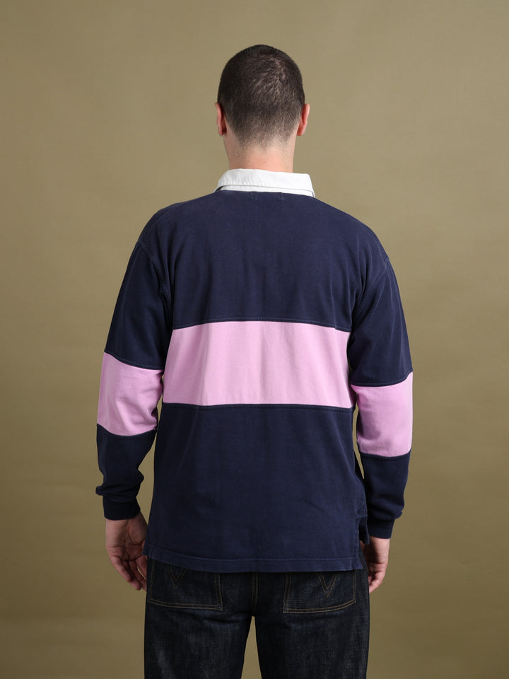 Aquascutum Rugby Shirt Navy Men's L - detail 1