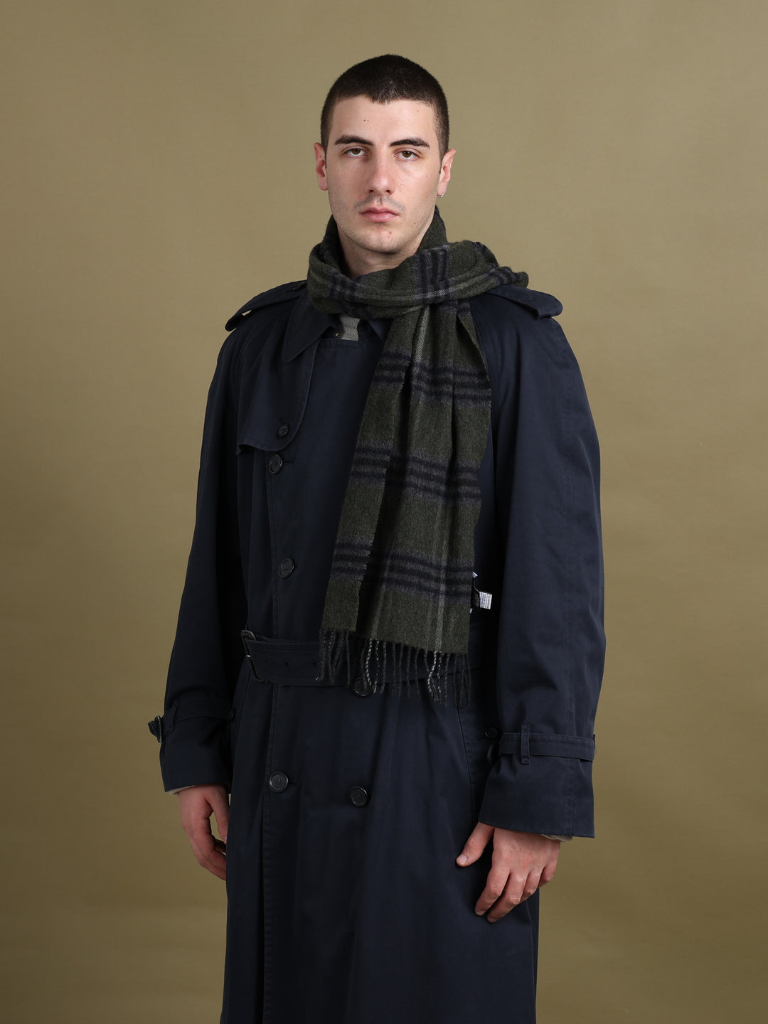 Burberry's Double Breasted Trench Coat Navy Men's XL - detail 2