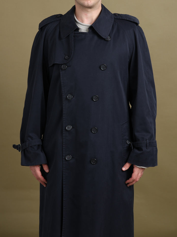 Burberry's Double Breasted Trench Coat Navy Men's XL - detail 4