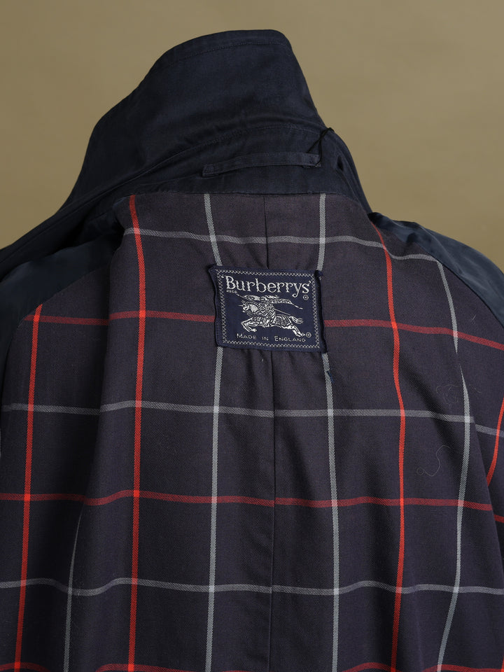 Burberry's Double Breasted Trench Coat Navy Men's XL - detail 5