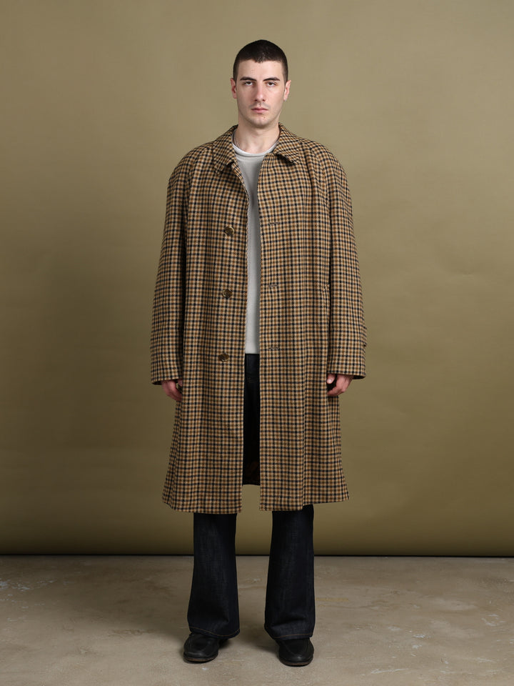 Aquascutum Overcoat Beige Men's XL - front