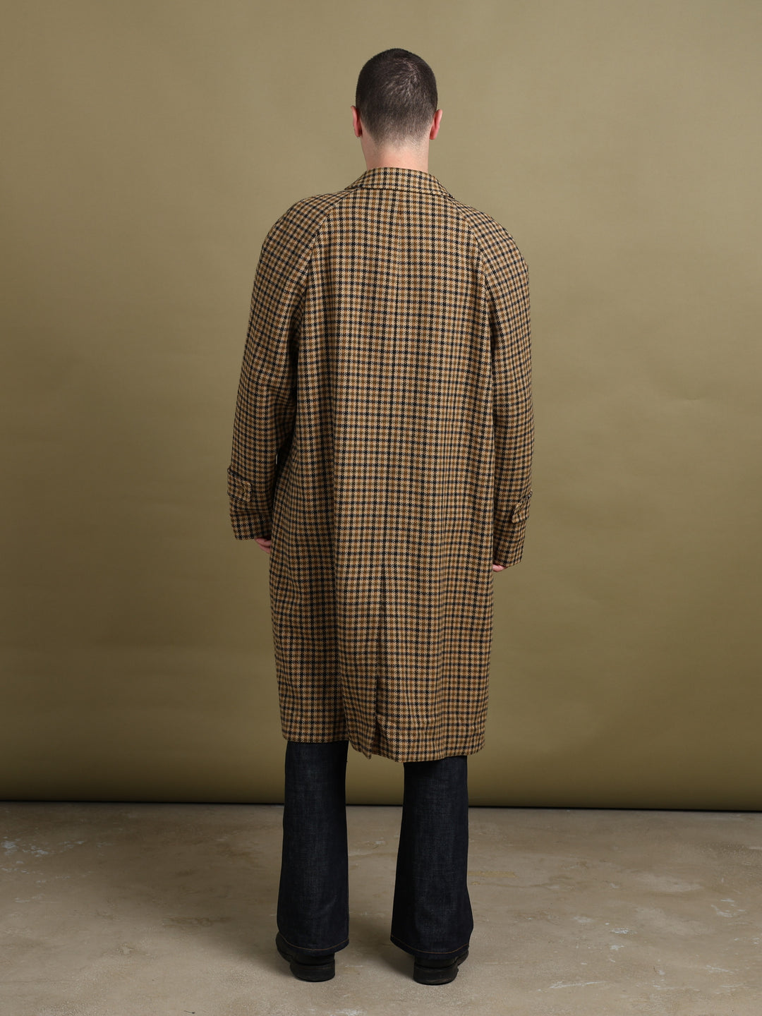 Aquascutum Overcoat Beige Men's XL - detail 2
