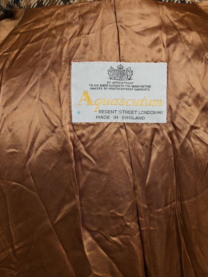 Aquascutum Overcoat Beige Men's XL - detail 5