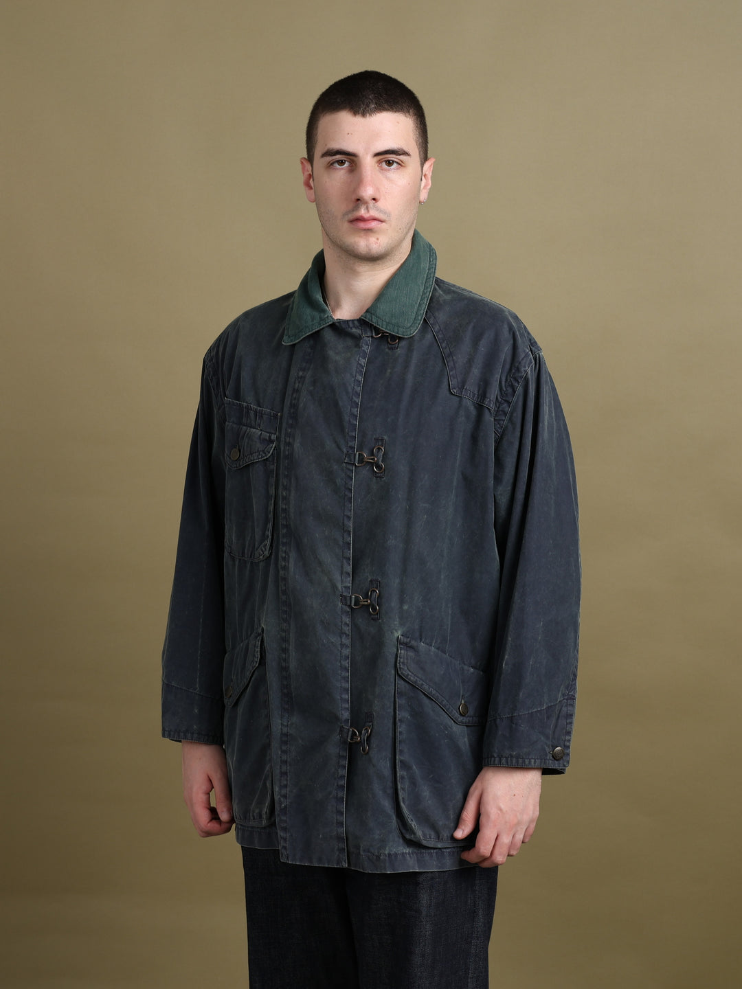 Jaeger Field Jacket Navy Men's L - fabric detail