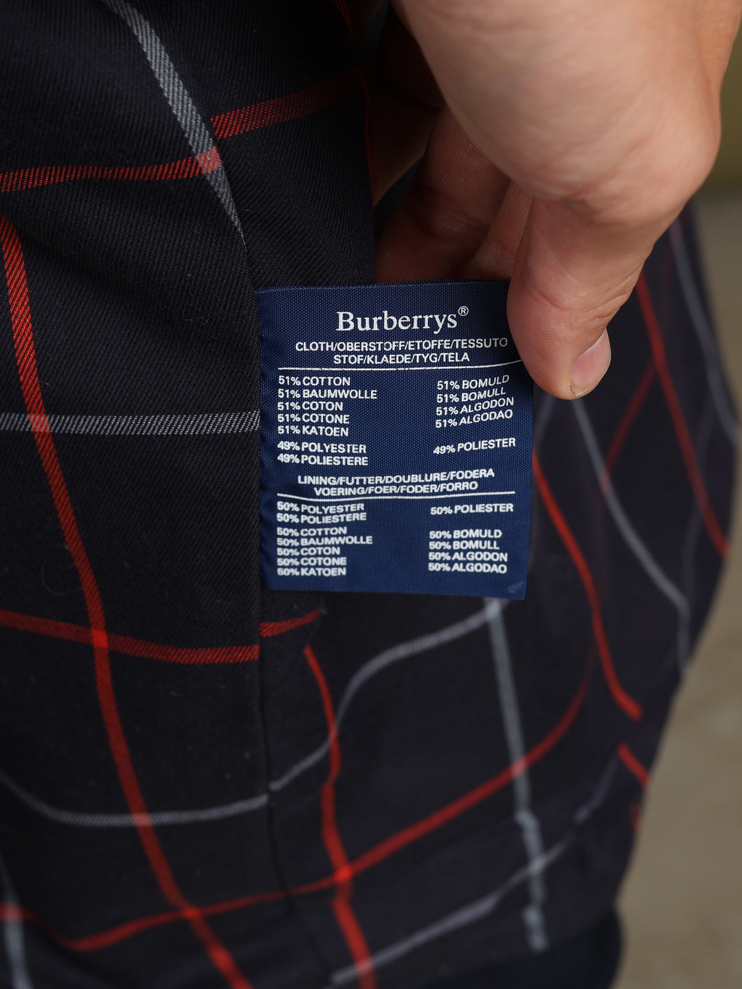 Burberry's Harrington Jacket Navy Men's XL - detail 4