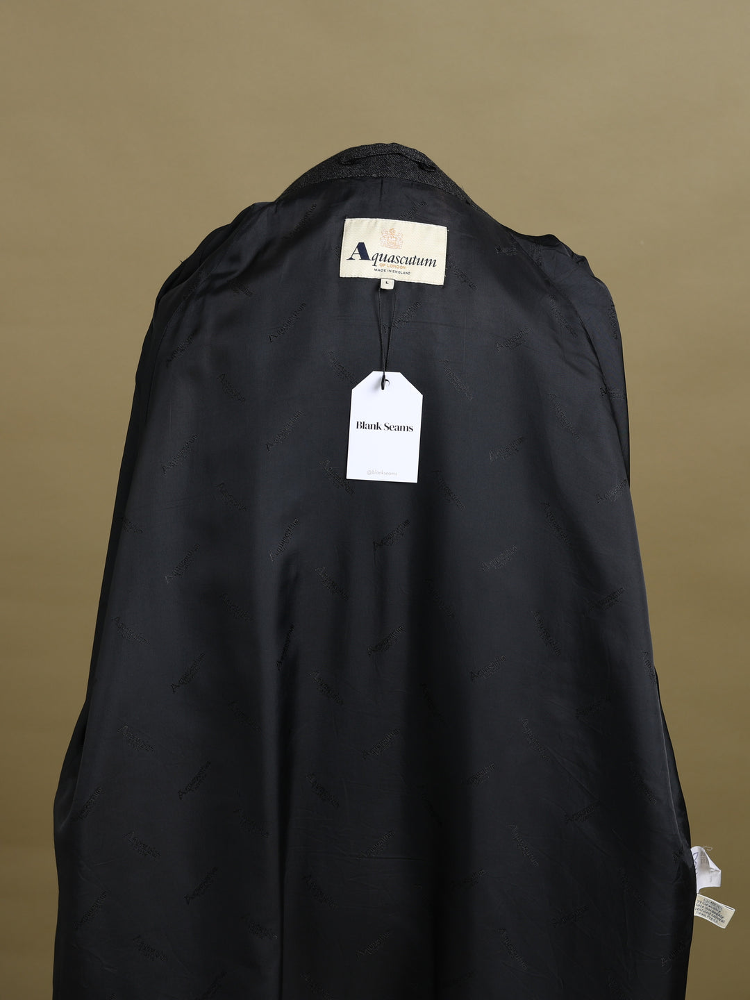 Aquascutum Mid-Length Jacket Grey Men's L - detail 2