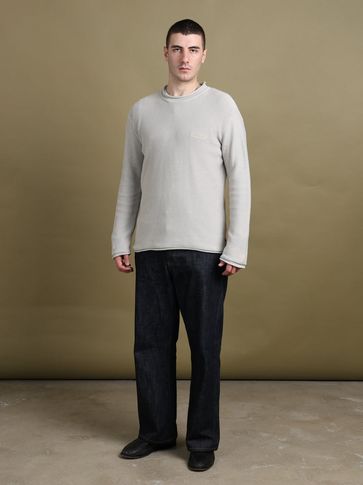 Armani Jeans Fisherman Neck Jumper Beige Men's XL - back