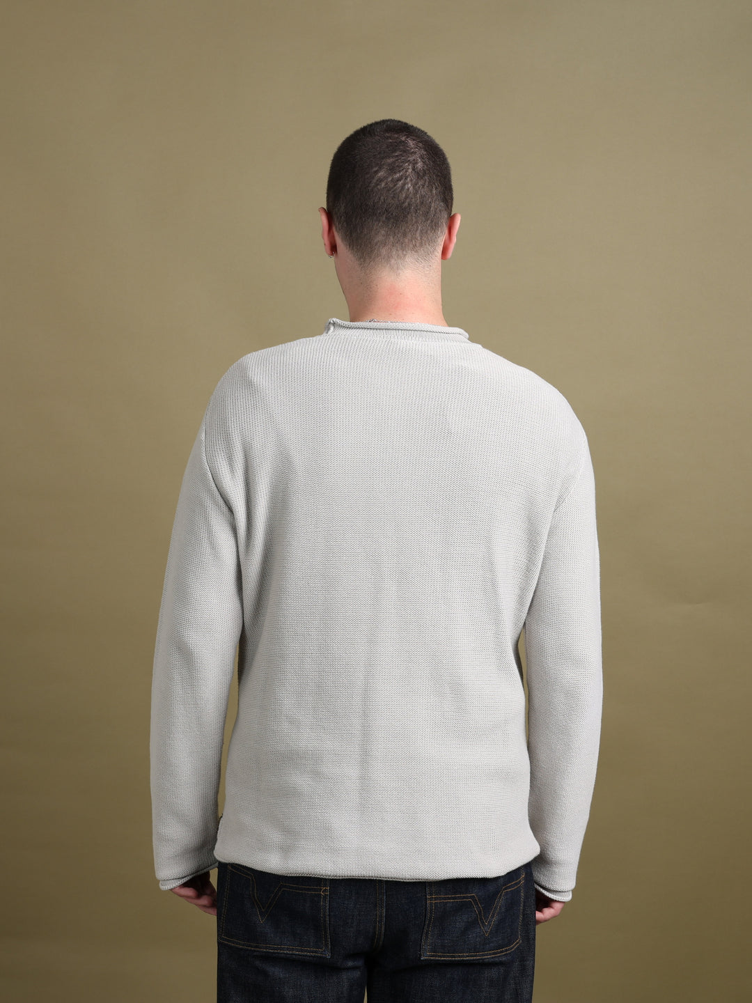 Armani Jeans Fisherman Neck Jumper Beige Men's XL - detail 1