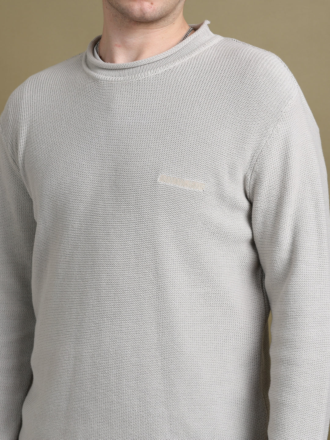 Armani Jeans Fisherman Neck Jumper Beige Men's XL - detail 2