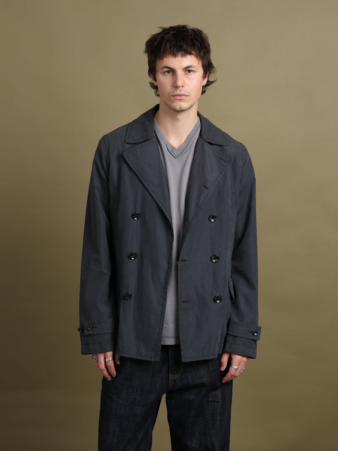 Armani Jeans Peacoat Navy Men's M - fabric detail